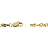 14k Yellow Gold 18.8g Solid 4mm Cable Biker Link Chain Necklace 20"