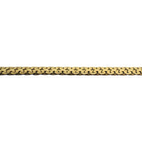 18k Yellow Gold 15g Solid Flat 4mm Fancy Link Chain Necklace Italy 20"