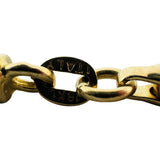 18k Yellow Gold 29.5g Solid 2.5mm Squared Franco Link Chain Necklace Italy 26"