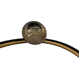 14k Yellow Gold 4.8g Hollow Light 4.5mm Bangle Bracelet 7"