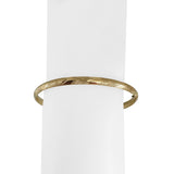 14k Yellow Gold 4.8g Hollow Light 4.5mm Bangle Bracelet 7"