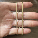 14k Yellow Gold 15g Solid Vintage UnoArre Snake Link Necklace Italy 20"