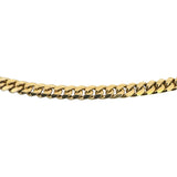 18k Yellow Gold 32.4g Solid Heavy 4mm Cuban Link Chain Necklace 22"