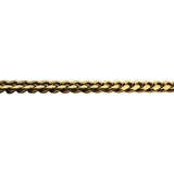 18k Yellow Gold 32.4g Solid Heavy 4mm Cuban Link Chain Necklace 22"