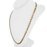 18k Yellow Gold 27g Solid Men's 5.5mm Fancy Curb Link Chain Necklace Italy 23.5"