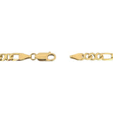18k Yellow Gold 27g Solid Men's 5.5mm Fancy Curb Link Chain Necklace Italy 23.5"