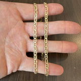 14k Yellow Gold 18.9g Solid Diamond Cut Mariner Link Chain Necklace Italy 22"