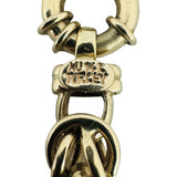 14k Yellow White and Rose Gold 15.5g Ladies Fancy Byzantine Link Bracelet 8"