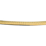 14k Yellow and White Gold 32g Reversible Solid 6mm Omega Link Necklace 18"