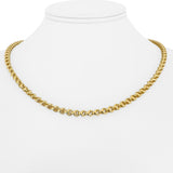 18k Yellow Gold 38.7g Solid Heavy 4mm Fancy Link Chain Necklace 18"