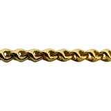 18k Yellow Gold 38.7g Solid Heavy 4mm Fancy Link Chain Necklace 18"