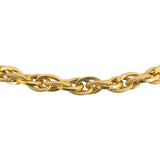 14k Yellow Gold 9.9g UnoAErre Vintage Fancy Link Chain Necklace Italy 17"