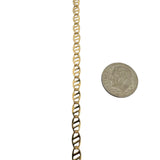 14k Yellow Gold 9.6g Ladies Fancy Mariner Link Chain Necklace Italy 18"