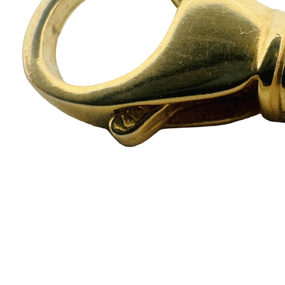 14k Yellow Gold 11.3g Ladies Beveled 8.5mm Rolo Link Bracelet Italy 7.25"