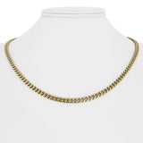 14k Yellow Gold 23.2g Solid Heavy 4mm Curb Cuban Link Chain Necklace 18.5"