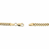 14k Yellow Gold 23.2g Solid Heavy 4mm Curb Cuban Link Chain Necklace 18.5"