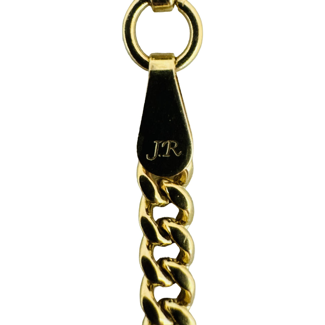 14k Yellow Gold 5.6g Hollow Light 3mm Cuban Curb Link Chain Necklace 20"