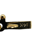 14k Yellow Gold 7.7g Vintage Diamond Cut 4.5mm Solid Fancy Link Bracelet 7.5"
