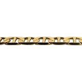 14k Yellow Gold 22.5g Solid Diamond Cut Mariner Link Chain Necklace Italy 24"