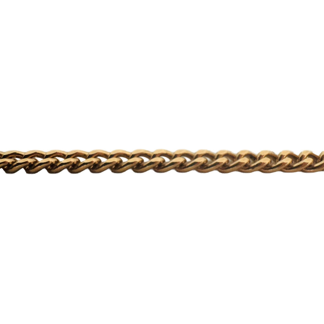 18k Yellow Gold 18.6g Solid Ladies 3.2mm Cuban Curb Link Chain Necklace 18"
