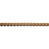 18k Yellow Gold 18.6g Solid Ladies 3.2mm Cuban Curb Link Chain Necklace 18"