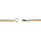18k Yellow Gold 18.6g Solid Ladies 3.2mm Cuban Curb Link Chain Necklace 18"