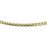 10k Yellow Gold 29.8g Solid Heavy 3.2mm Squared Franco Link Chain Necklace 24"