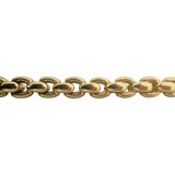 14k Yellow Gold 18g Ladies Polished 8.5mm Vintage Fancy Link Bracelet Italy 7.5"