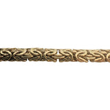 14k Yellow Gold 11.5g Ladies Thick 8.5mm Byzantine Link Bracelet Turkey 8"
