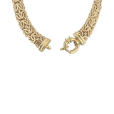 14k Yellow Gold 11.5g Ladies Thick 8.5mm Byzantine Link Bracelet Turkey 8"
