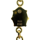 14k Yellow Gold and Enamel 5.9g Light Hollow Ladybug Link Bracelet Italy 7"