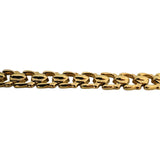 18k Yellow Gold 12.6g Vintage Milor 11mm Fancy Link Bracelet Italy 7.25"