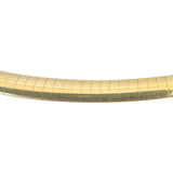 14k Yellow Gold 32.9g Solid Heavy 5mm Omega Necklace Italy 18"