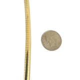 14k Yellow Gold 32.9g Solid Heavy 5mm Omega Necklace Italy 18"