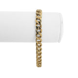 14k Yellow Gold 25.8g Solid Heavy 7.5mm Curb Link Bracelet 7.75"