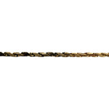 14k Yellow Gold 11g Solid Squared Edge 2.8mm Rope Chain Necklace 18"