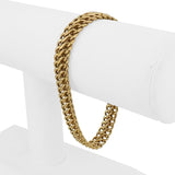 14k Yellow Gold 9g Vintage Ladies 10mm Fancy Curb Link Bracelet Italy 7.5"