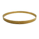 18k Yellow Gold 10.5g Solid Vintage 5mm Diamond Cut Bangle Bracelet 8"
