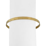 18k Yellow Gold 10.5g Solid Vintage 5mm Diamond Cut Bangle Bracelet 8"