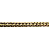 18k Yellow Gold 14.9g Hollow Thick 9mm Curb Link Bracelet 8"