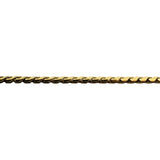 18k Yellow Gold 18.4g Vintage UnoAErre Serpentine Link Chain Necklace Italy 28"