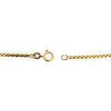 18k Yellow Gold 18.4g Vintage UnoAErre Serpentine Link Chain Necklace Italy 28"