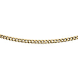 18k Yellow Gold 11.6g Solid Thin UnoAErre Curb Link Chain Necklace Italy 27"