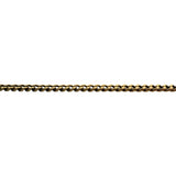 18k Yellow Gold 11.6g Solid Thin UnoAErre Curb Link Chain Necklace Italy 27"