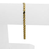 18k Yellow Gold 8g Solid Vintage Fancy Mariner Link Bracelet Italy 7"
