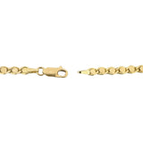 18k Yellow Gold 8g Solid Vintage Fancy Mariner Link Bracelet Italy 7"