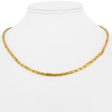 22k Yellow Gold 16.4g Solid Ladies 2.8mm Milano Rope Chain Necklace 17"