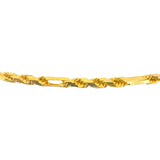 22k Yellow Gold 16.4g Solid Ladies 2.8mm Milano Rope Chain Necklace 17"