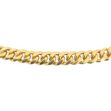 18k Yellow Gold 26.3g Solid Heavy 4.5mm Curb Link Chain Necklace 15.5"