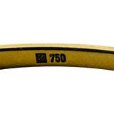 18k Yellow Gold 11.6g Solid Beveled 3mm Vintage Bangle Bracelet 8"